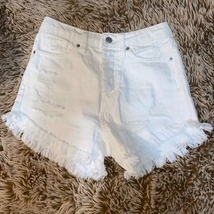 Wild fable highest rise white shorts size 00